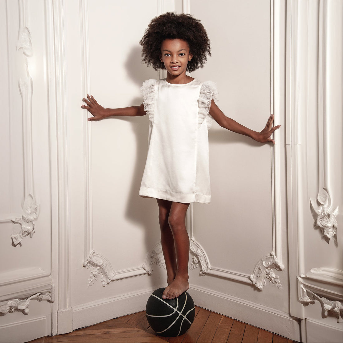Timeless Beauty: A Silk Satin Frock for All Occasions Your Child Will Love