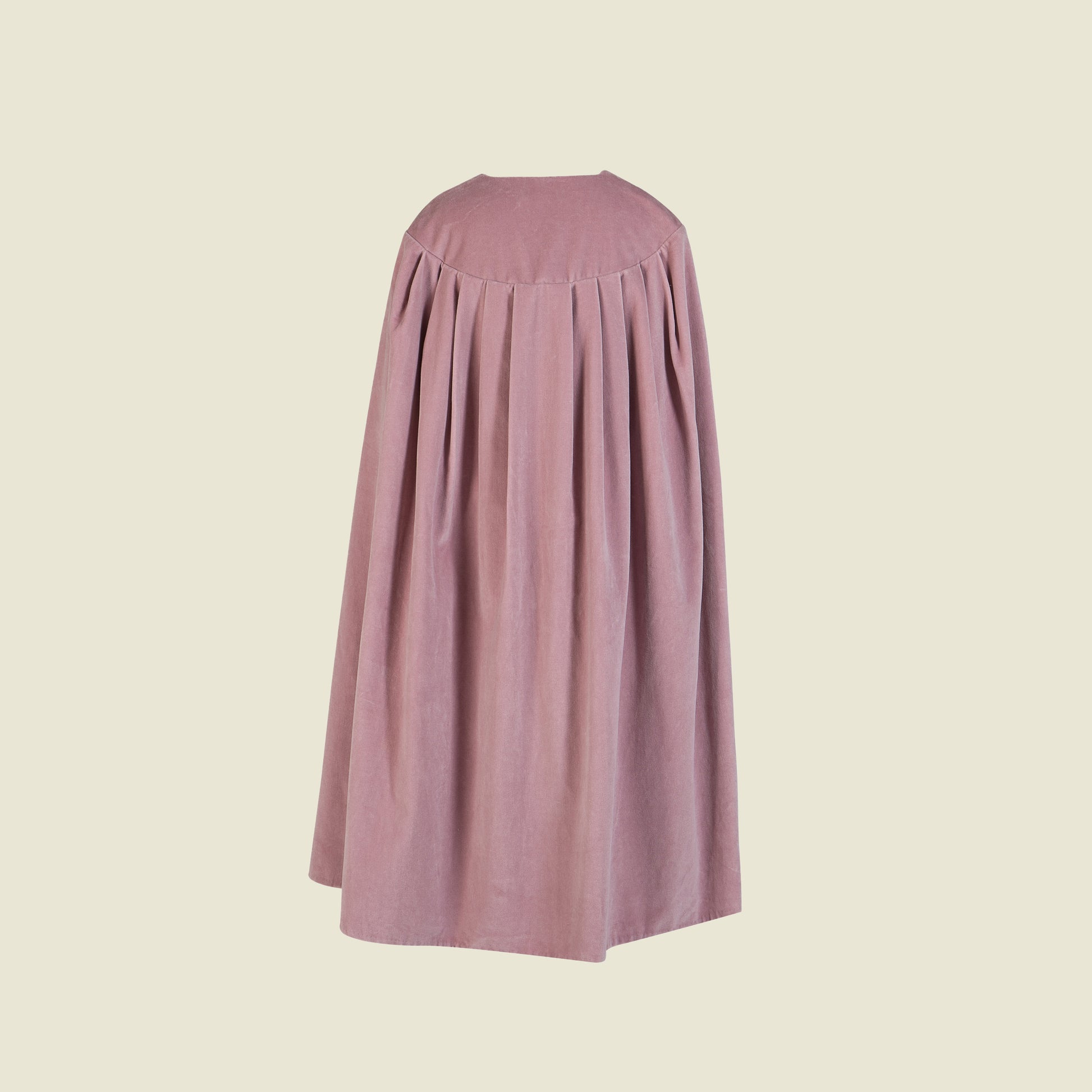 Cotton Velvet Cape (Back View)-Ghazal By Tilahn