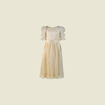 Long Silk & Satin Dress-Gamila By Tilahn