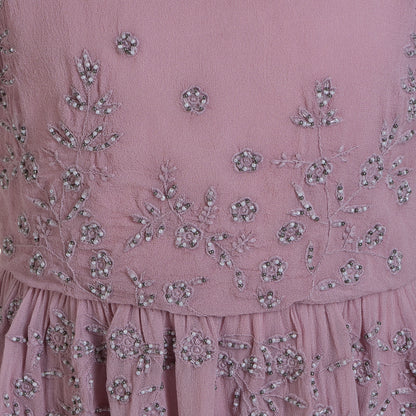 Thread and beads hand embroidery-Gianna By Tilahn